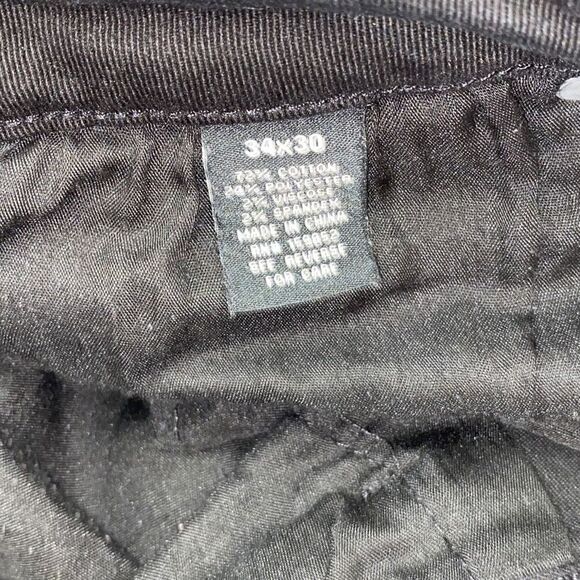 Fire & Rain Women's Ribbed Knee Distressed Skinny Denim Jeans Black Size 34 - Picture 9 of 9